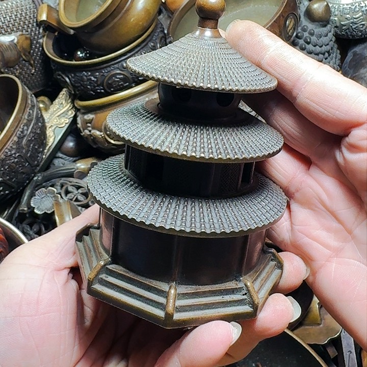 铜器摆件收收藏藏