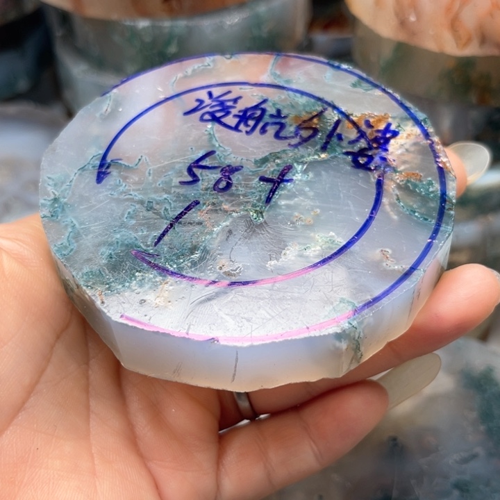 浚***婆定制玛瑙定制水草玛瑙手镯