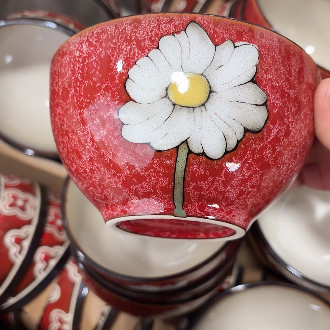 瓷片6只微瑕不退不换