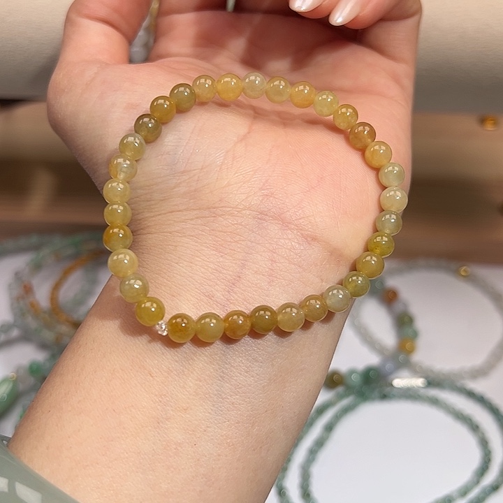 翡翠未镶嵌手链翡翠材质