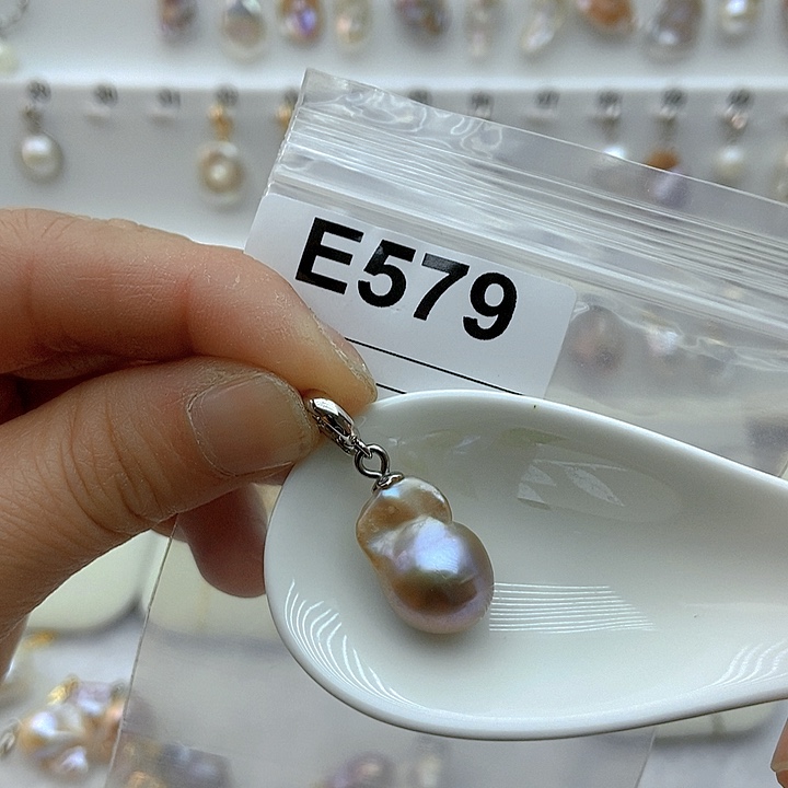 淡水珍珠颈饰银S925镶嵌