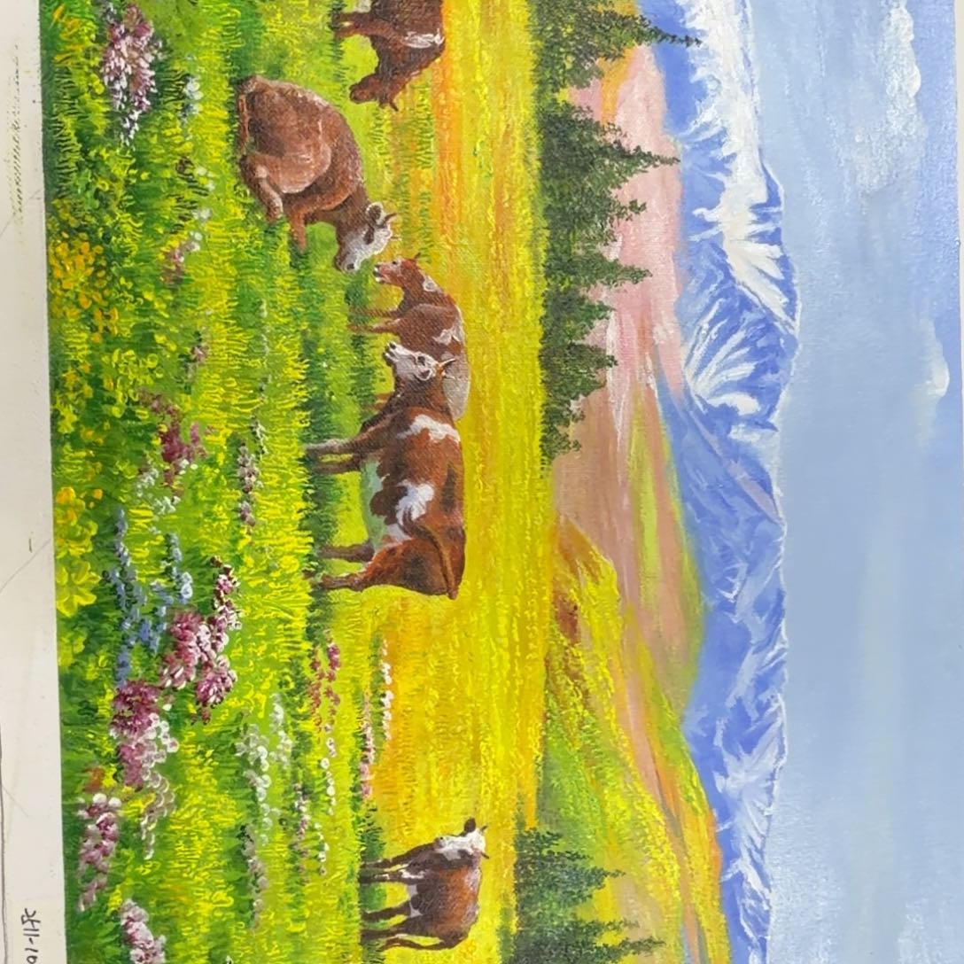 油画在哪呢我想问