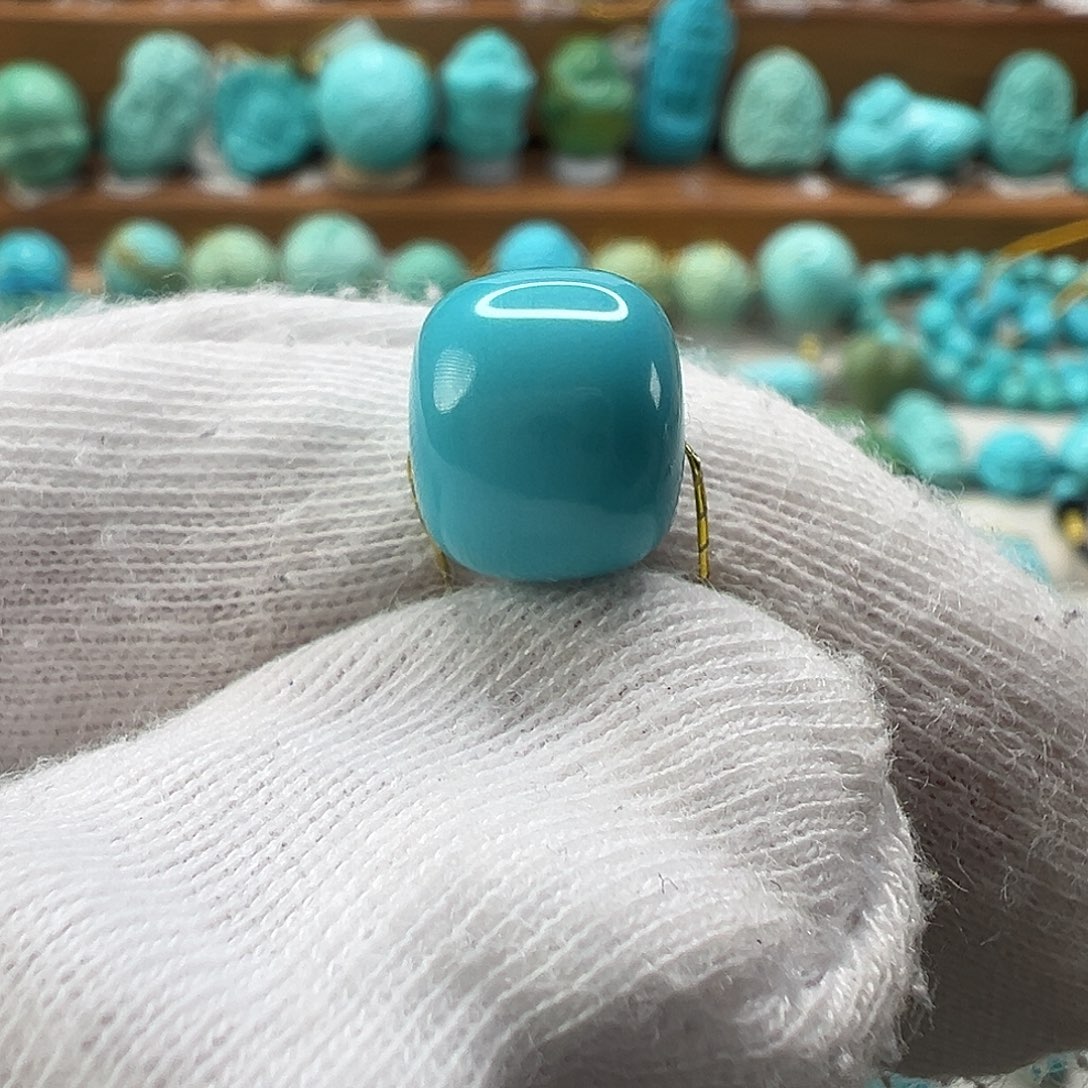 绿松石老型珠未镶嵌