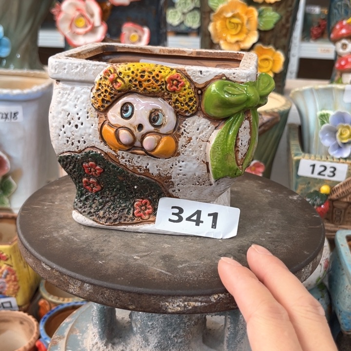 紫砂花盆粗陶材质多肉花盆