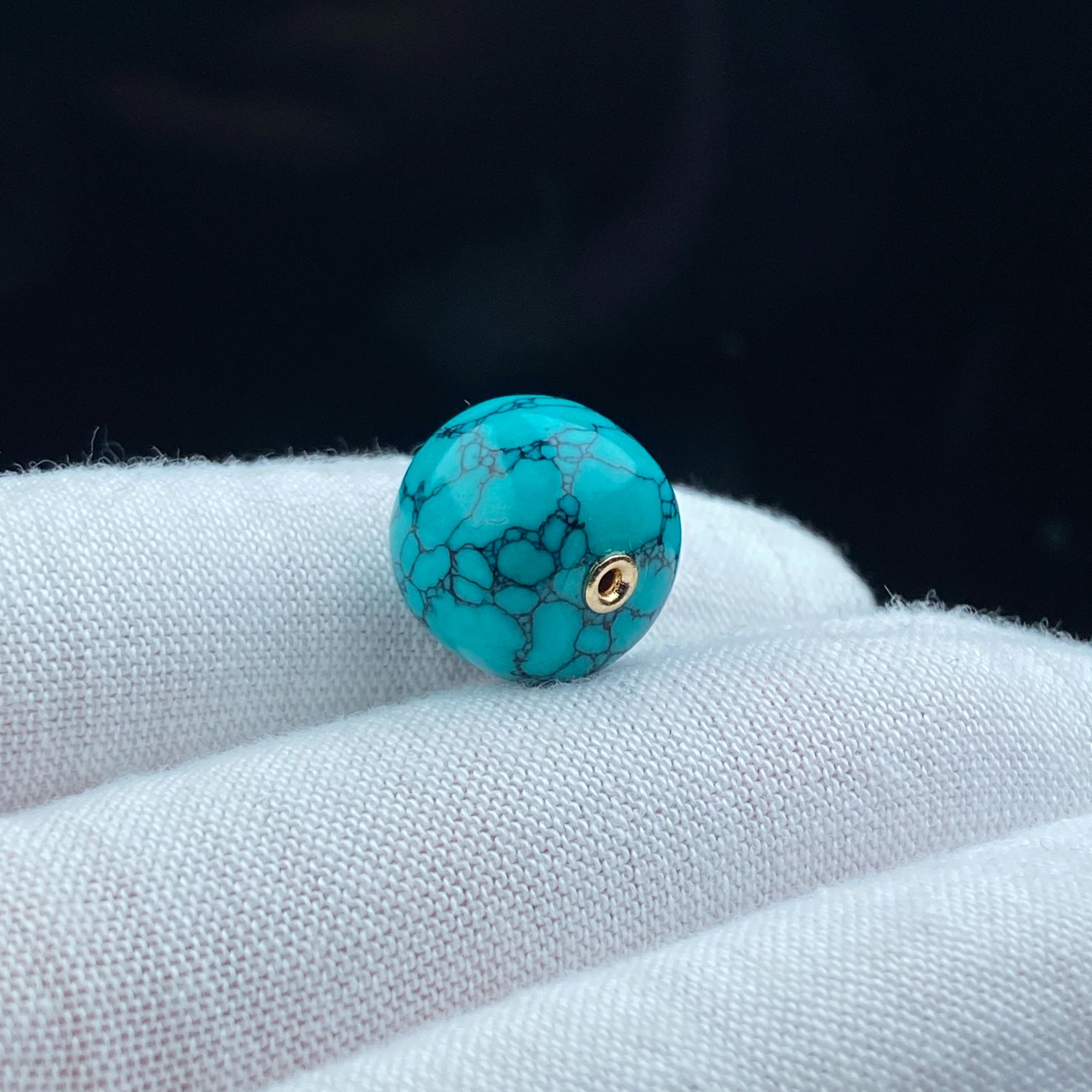 镶铜管网纹老型12mm配珠【034】