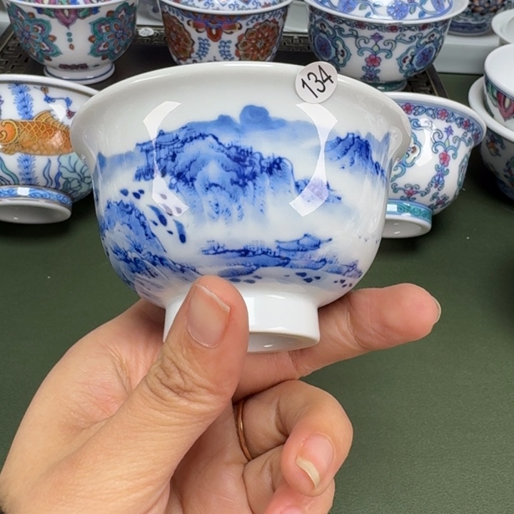 沙沙手工手绘茶具134