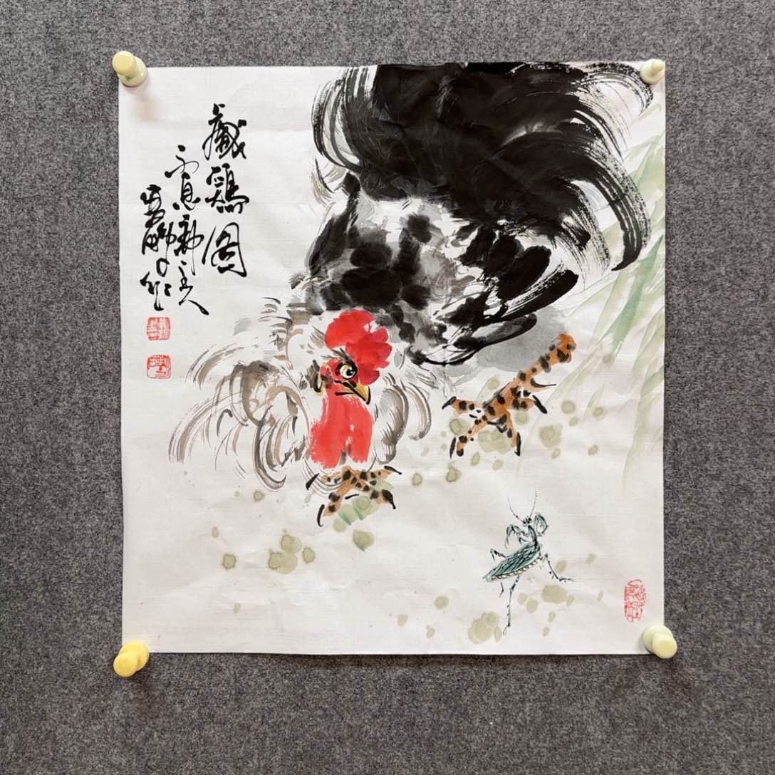 国画娄鹏老师手绘作品