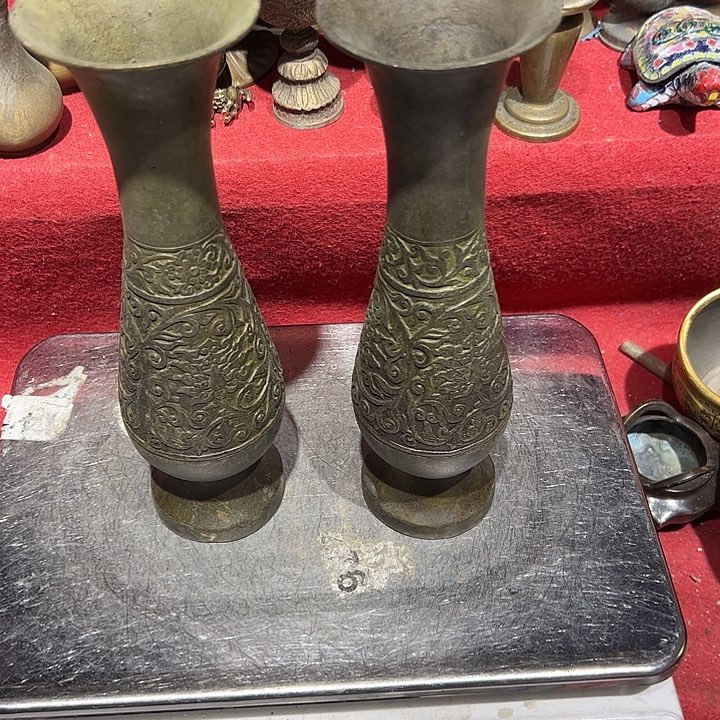 二**铁黄铜摆件工艺品摆件