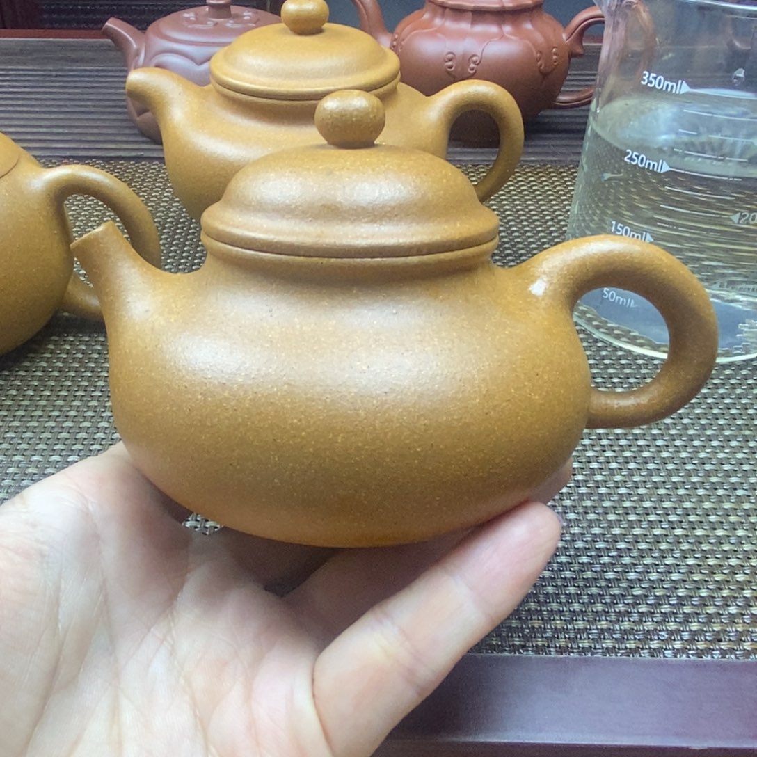 紫砂茶壶200cc紫砂壶黄金段