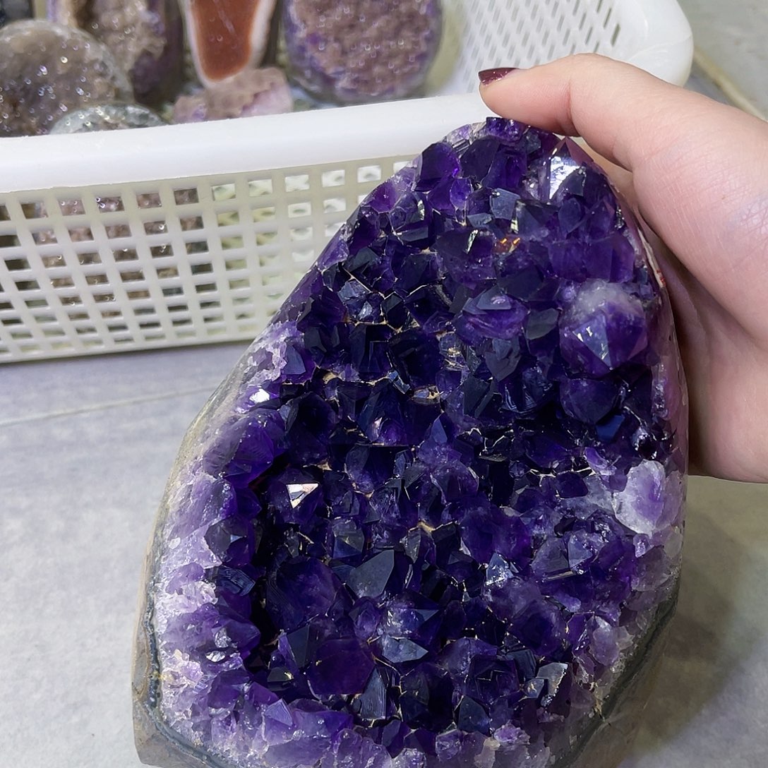 ③***③未镶嵌珠宝半成品紫晶