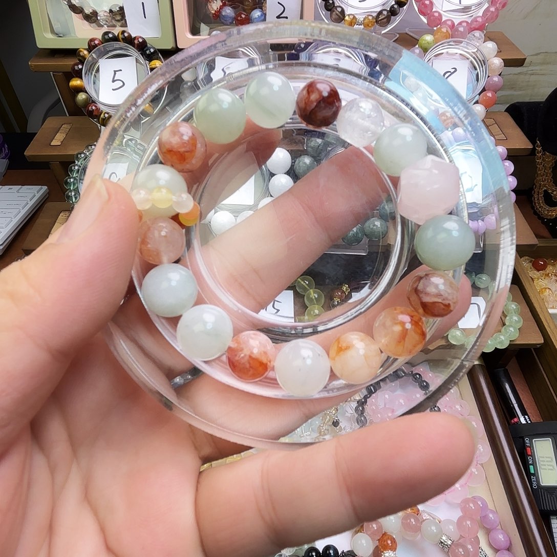 水晶手链未镶嵌天然水晶多宝