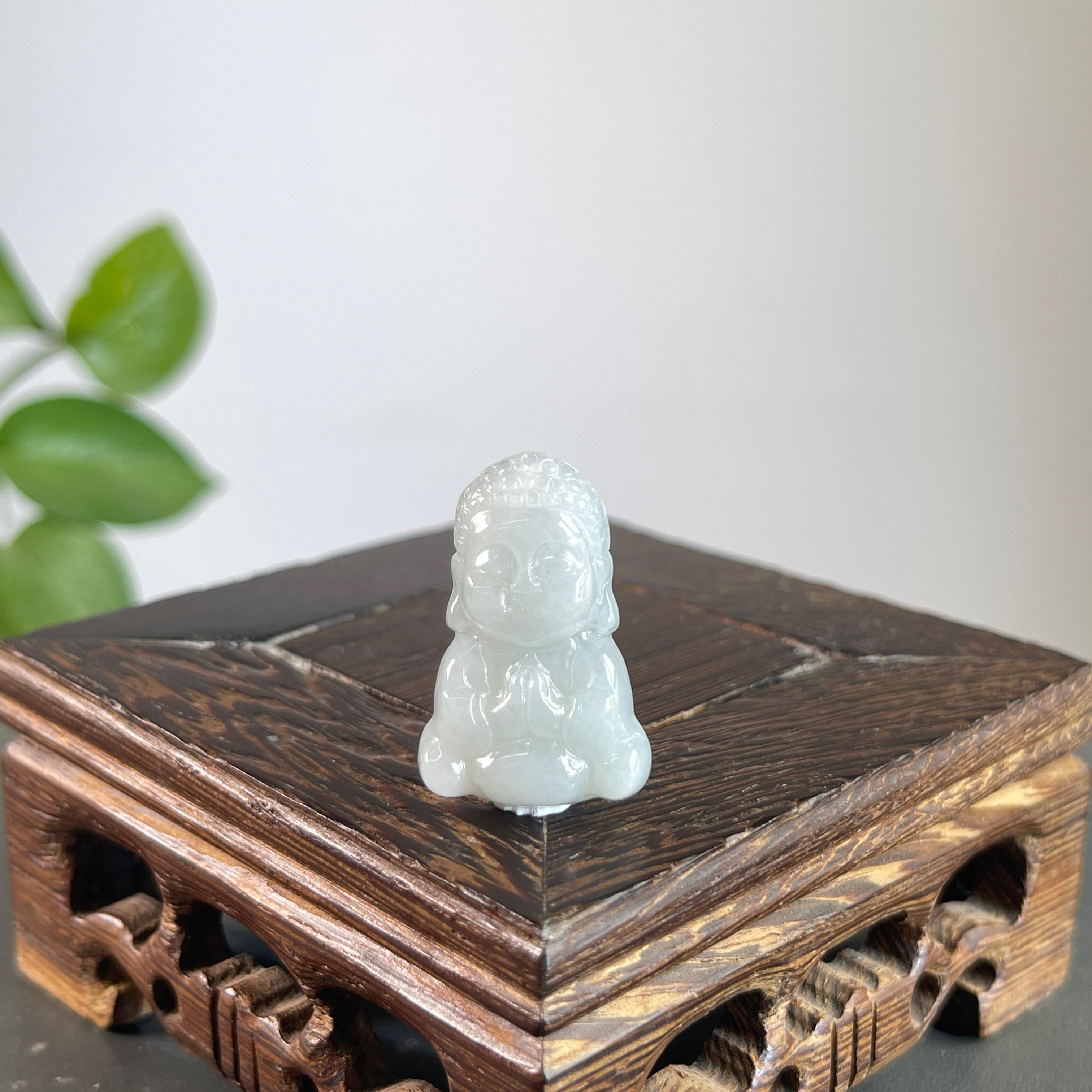 JSW22-07  天然缅甸A货翡翠  宝宝佛