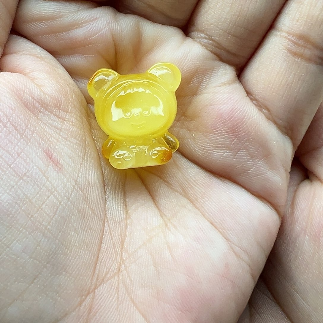 琥珀未镶嵌珠宝奇石打孔不退换