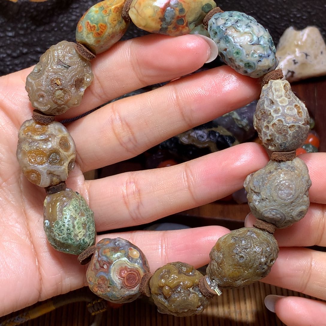 未镶嵌玛瑙/玉髓珠宝半成品