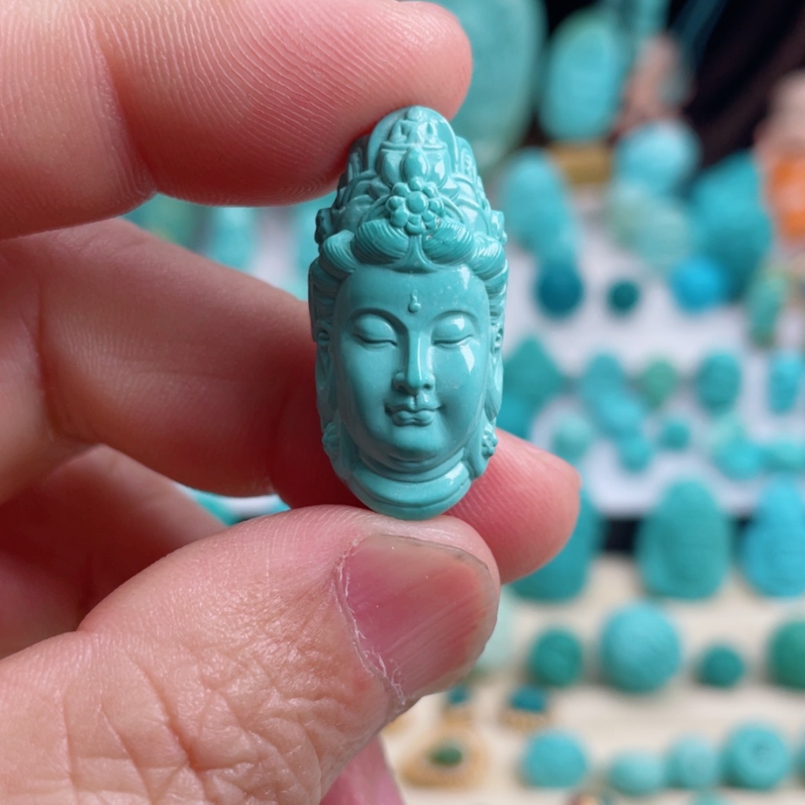 【闪购商品】绿松石吊坠(不含链)未镶嵌