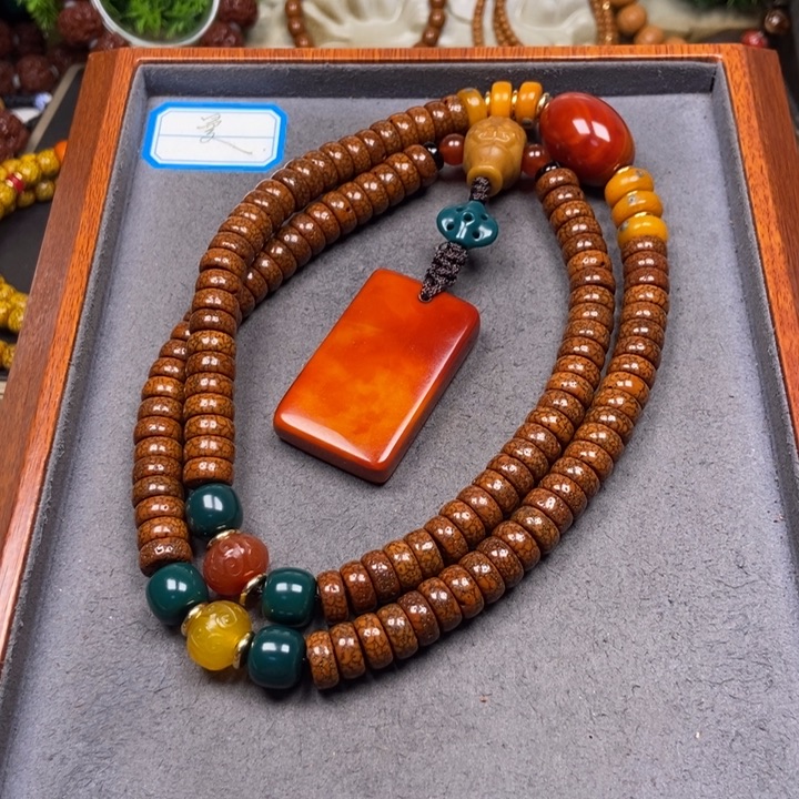 星月菩提吊坠菩提