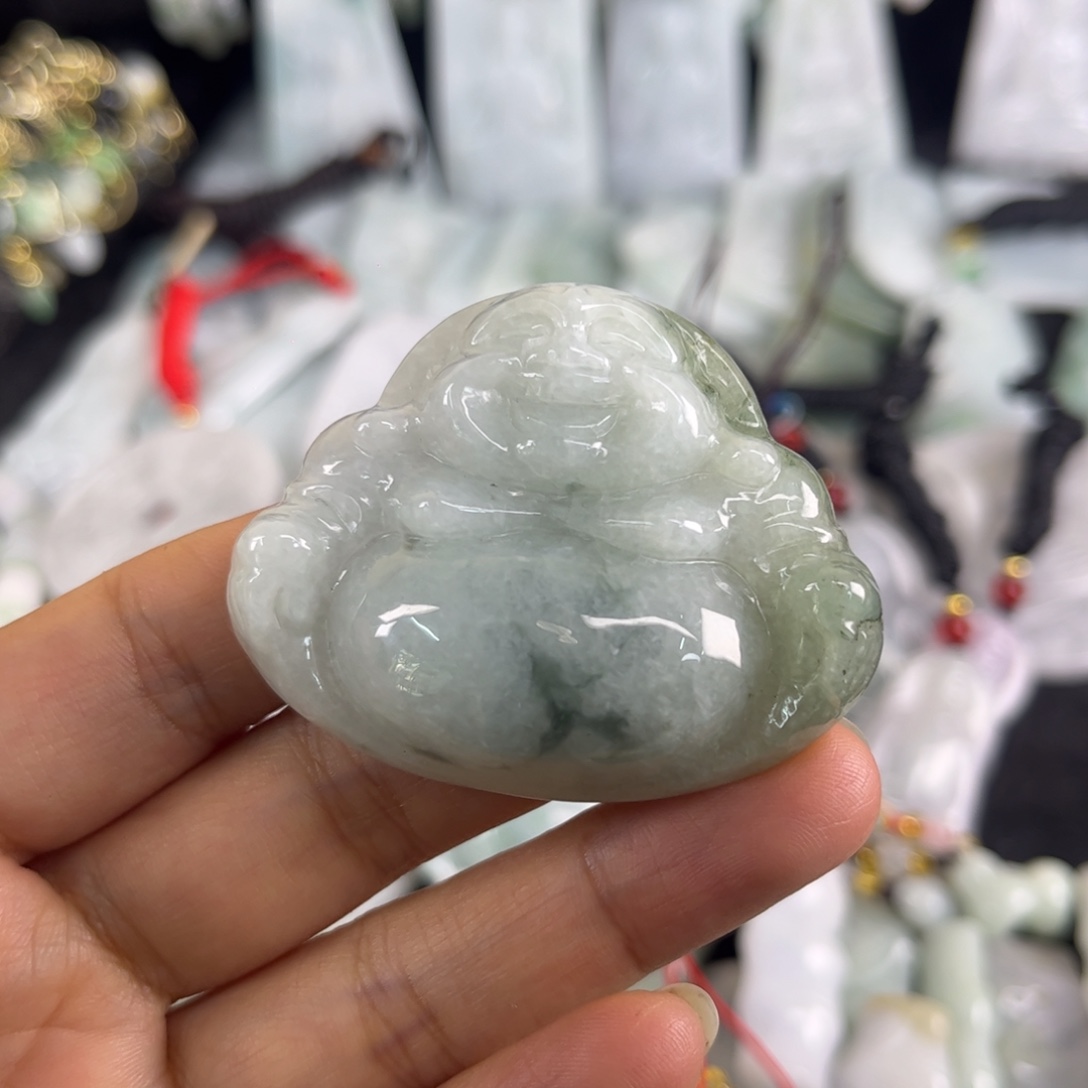 翡翠未镶嵌吊坠(不含链)瑕疵