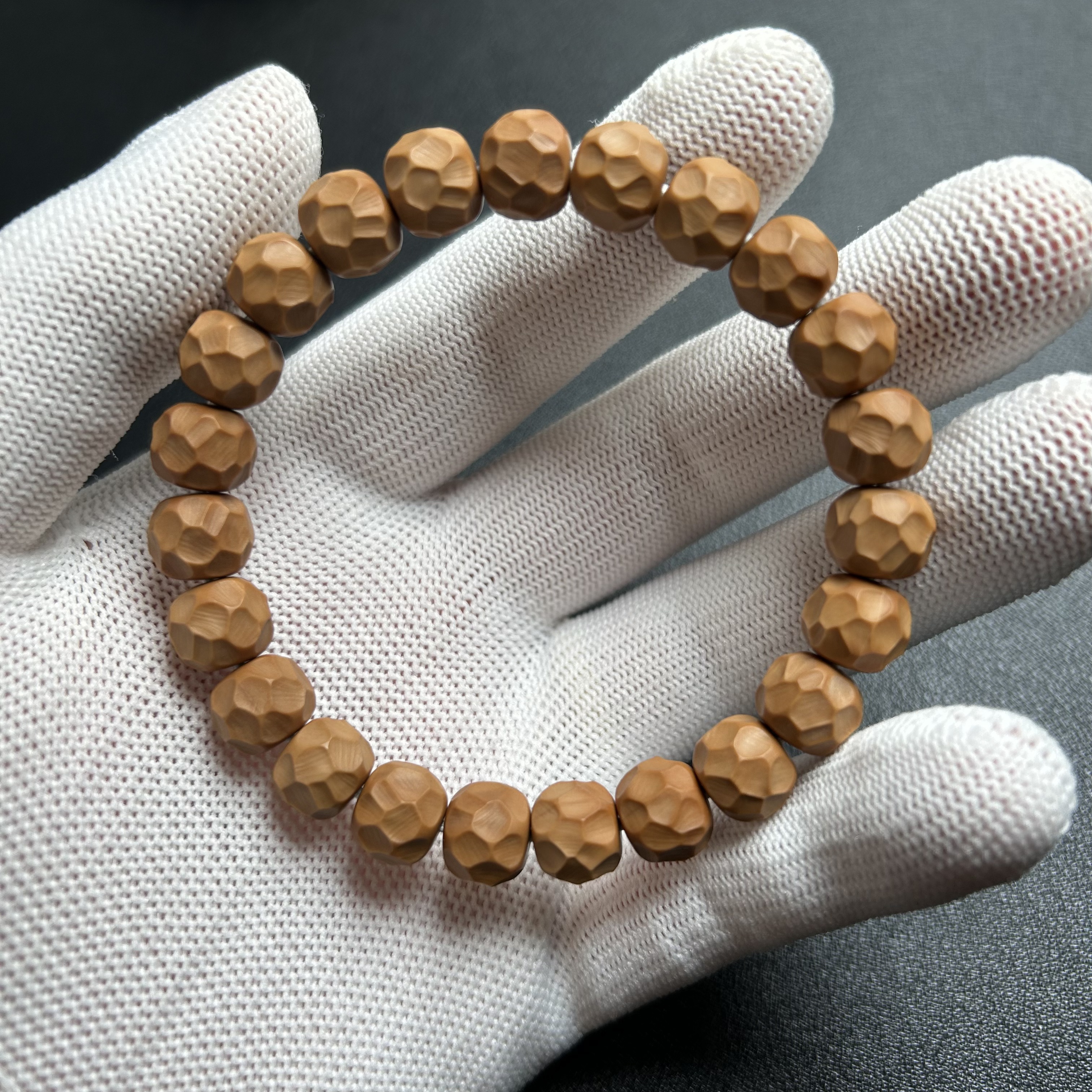 阿涛出品-全品黑金无相11+  猴头手串