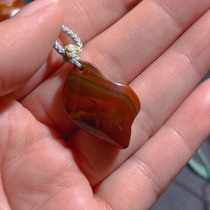 玛瑙/玉髓吊坠(不含链)未镶嵌