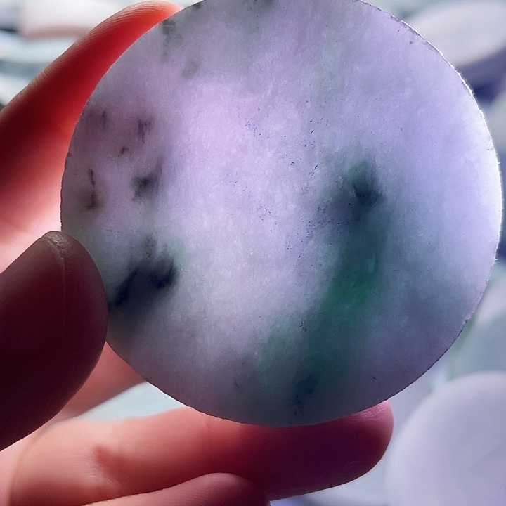 翡翠颈饰未镶嵌毛料15