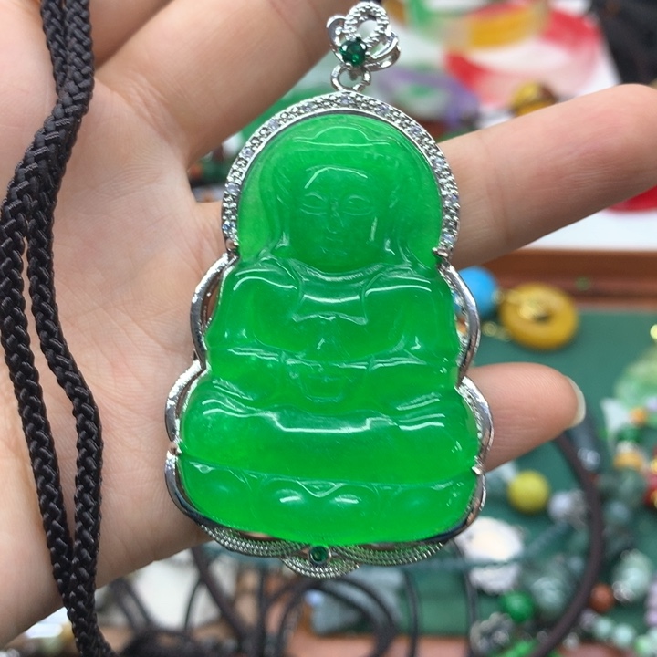 颈饰未镶嵌翡翠吊坠