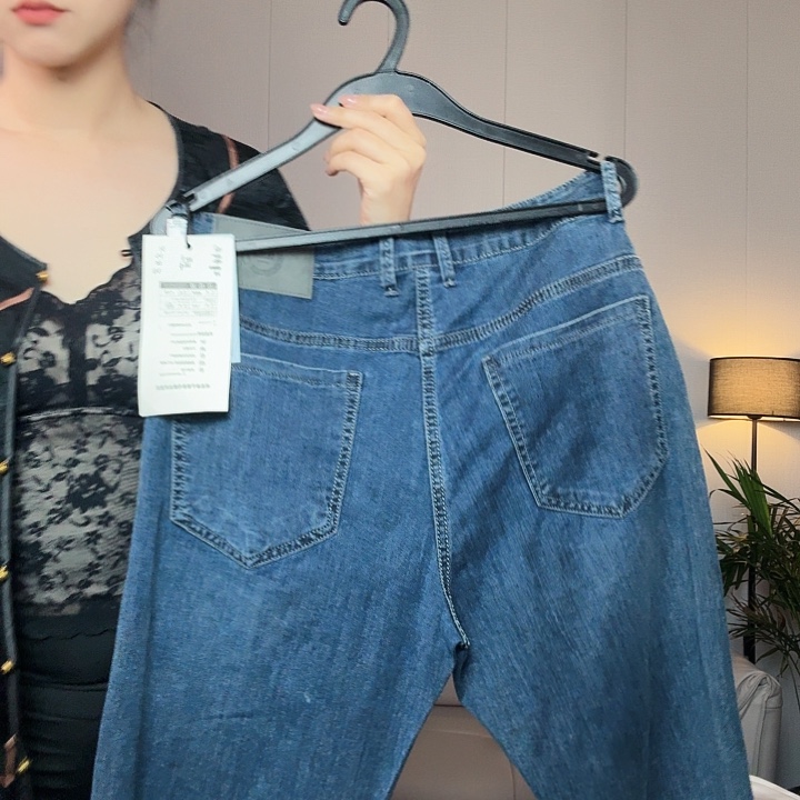 牛仔半裤去拍吧快递