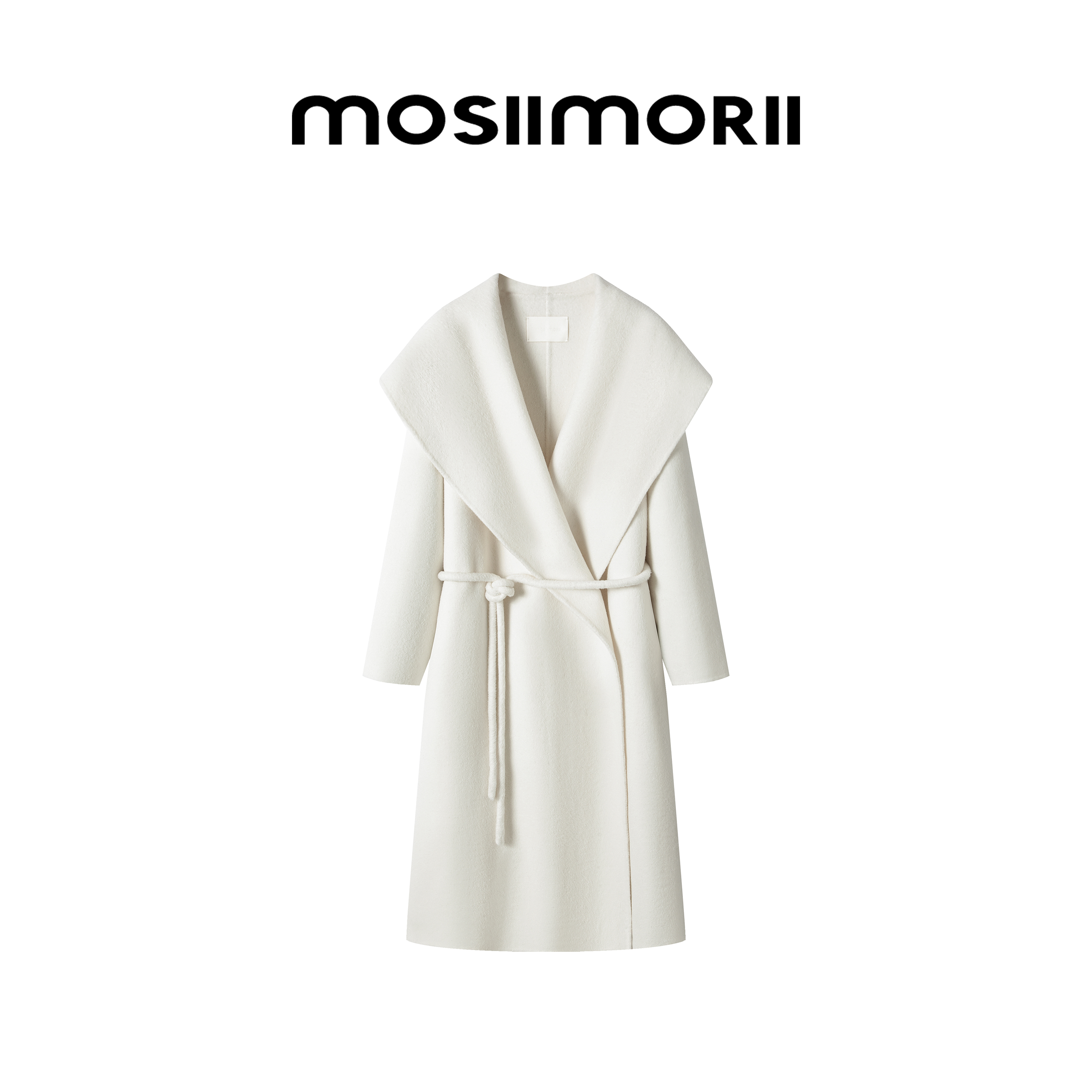 【海伦娜】经典气质轻奢廓形时髦大翻领秋冬长款女士双面毛呢大衣