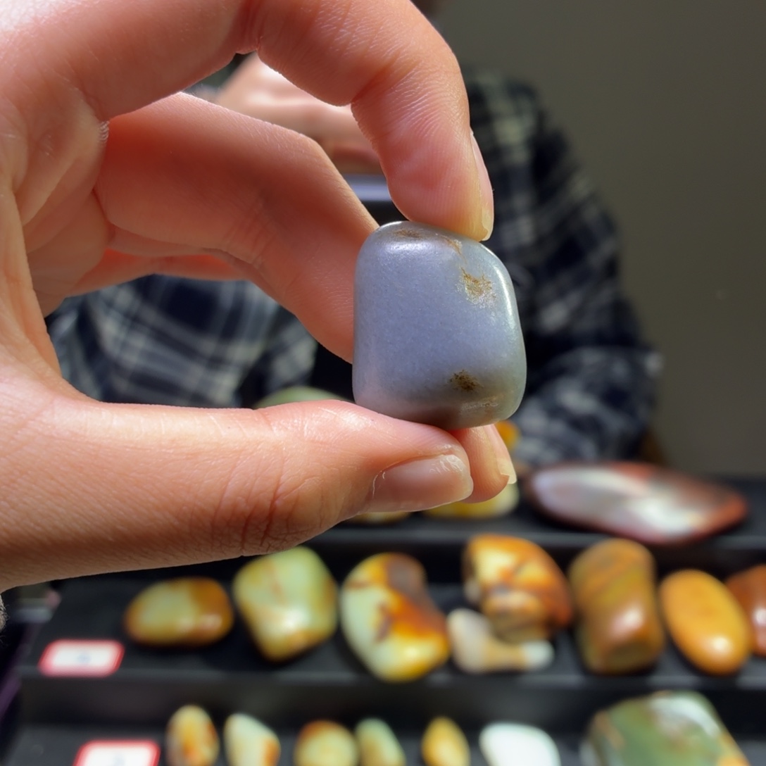 和田玉未镶嵌挂件17.4