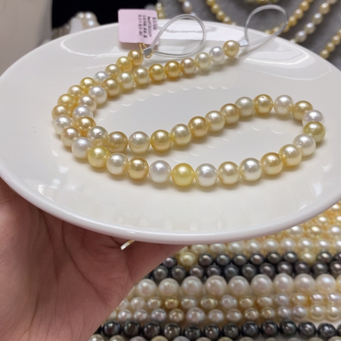 海水珍珠颈饰银S925镶嵌