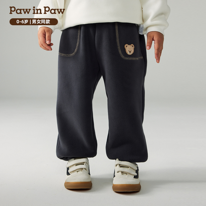 PawinPaw童装秋冬男女宝宝儿童针织裤宽松舒适自在PCTME4V91E