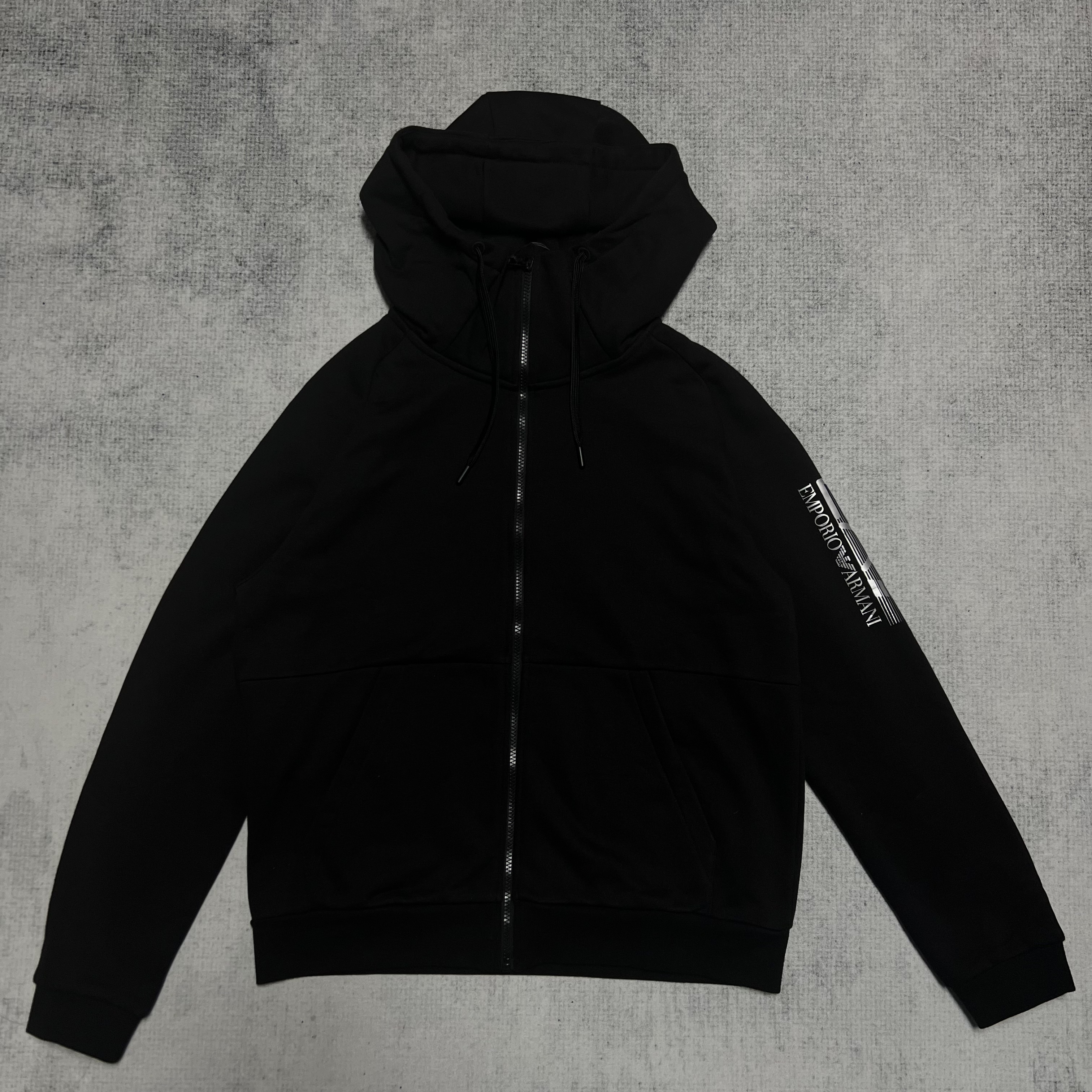 未使用 GIORGIO ARMANI/阿玛尼 EA7男士连帽卫衣/M码 40978 白菜