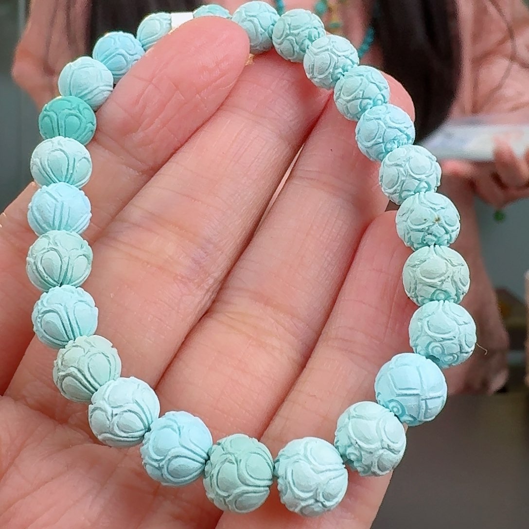 绿松石珠宝奇石未镶嵌