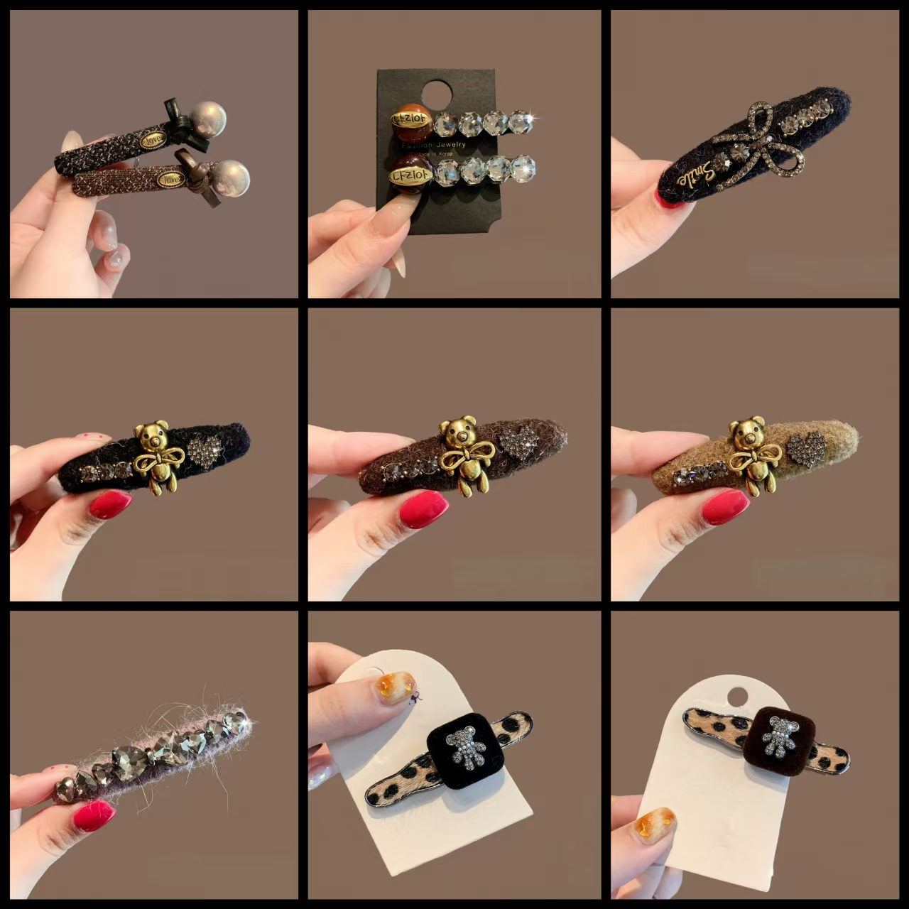 一单一付 先扣数字念名字再去拍       东大门原单饰品