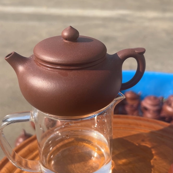 茶案紫砂精工紫泥小樱桃200cv