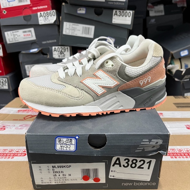 A3821 NEW BALANCE WL999KGP 36码运动鞋直播微瑕疵 无售后舒适
