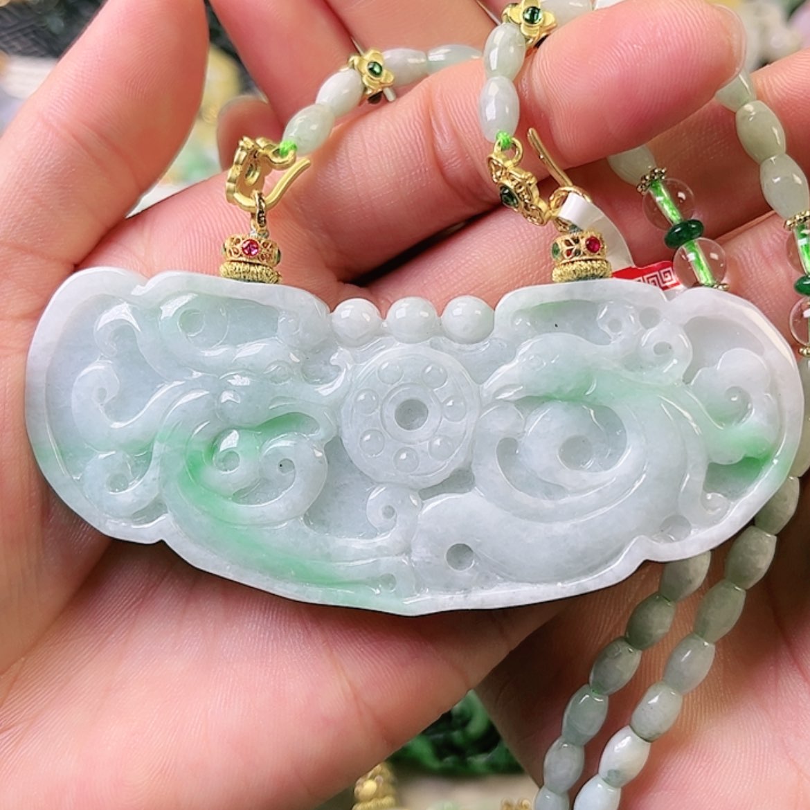 【闪购商品】翡翠颈饰未镶嵌挂件