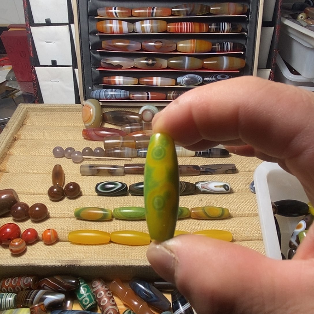 玛瑙/玉髓合金颈饰