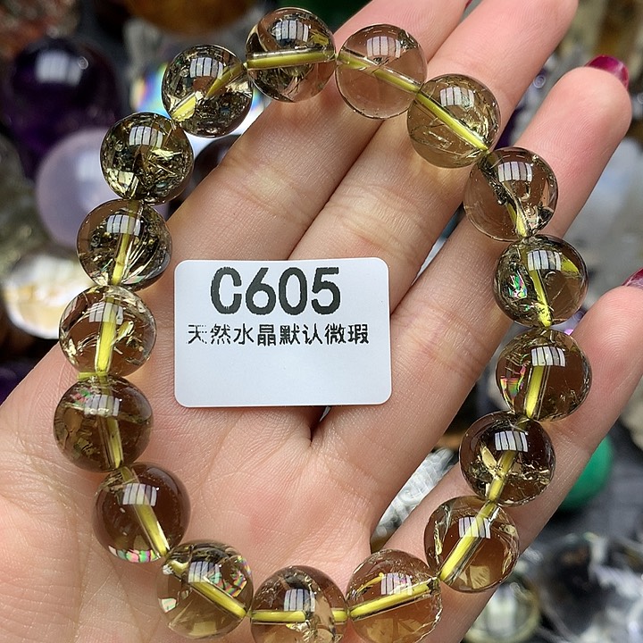 水晶摆件未镶嵌曲手串