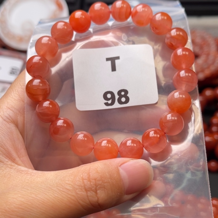 南红玛瑙未镶嵌多样性发货默认微瑕称重10mm