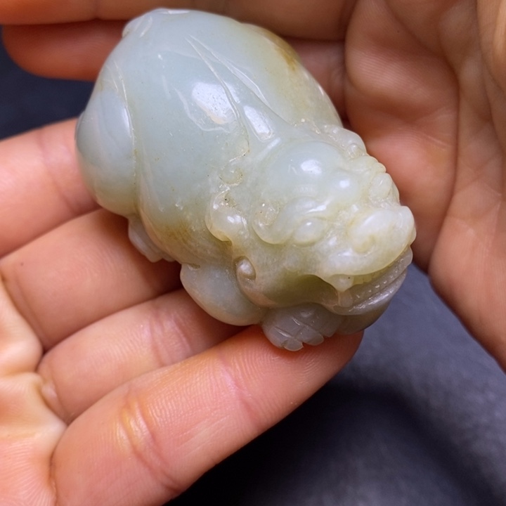 白玉菩提吊坠摆件