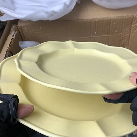 盘陶瓷制品满25拼单发货默认微瑕