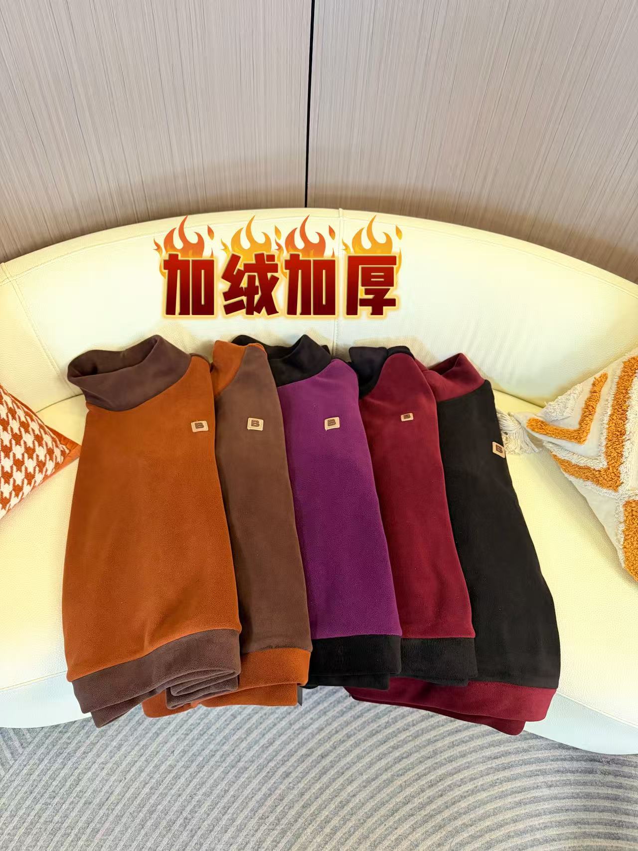 大码卫衣女冬2025新款爆款时尚洋气加绒加厚妈妈减龄半高领上衣