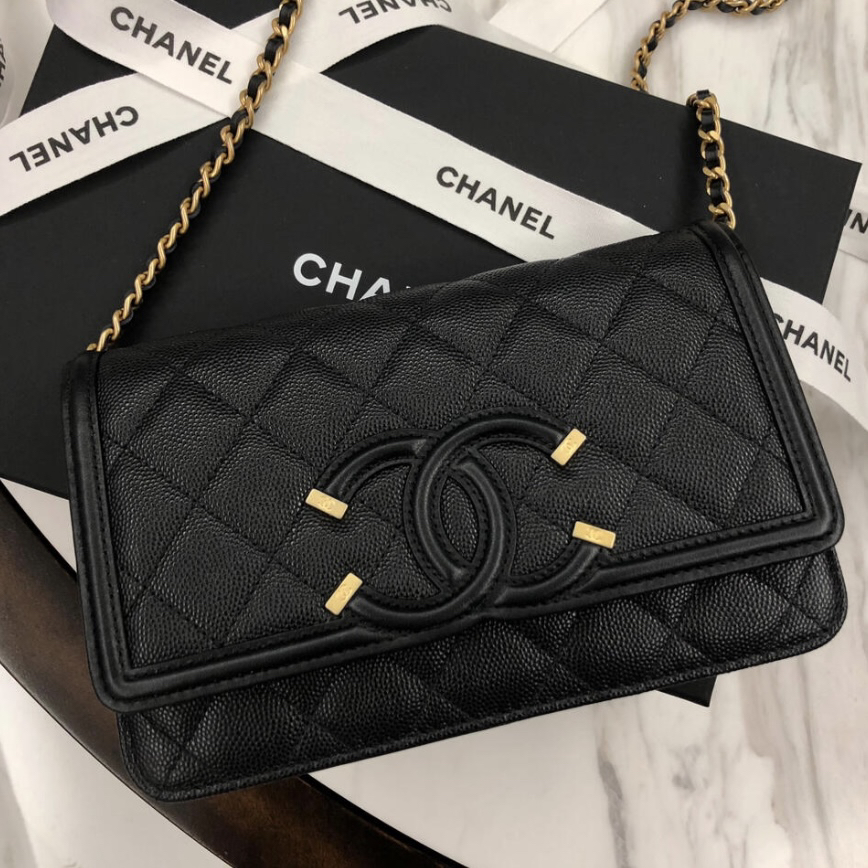 95新 Chanel/香奈儿 多多奢品/香奈儿双c口盖包/98新