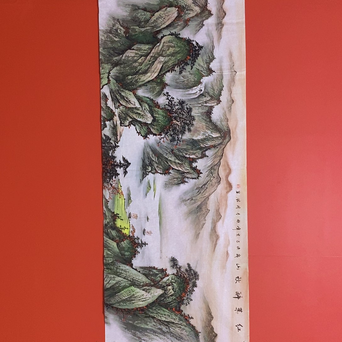 国画山水花鸟国画作品