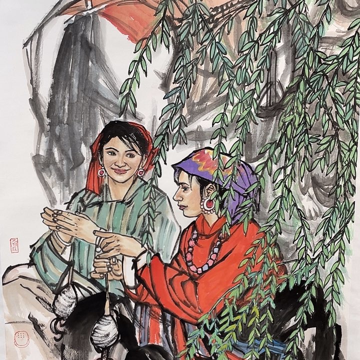 精品国画精品作品