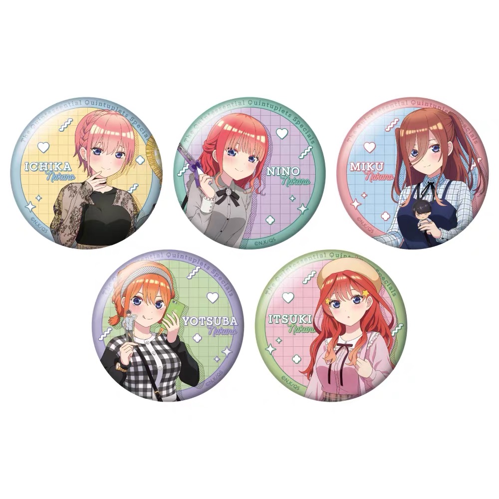 五等分的花嫁激推吧唧徽章