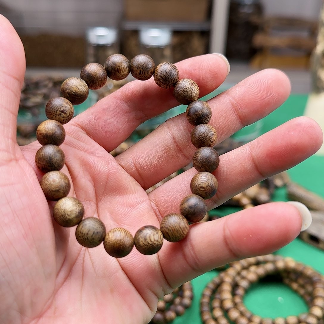 沉香手串海南白棋