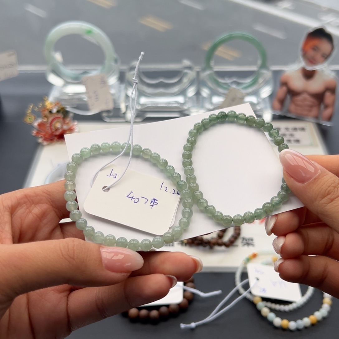 未镶嵌手链翡翠翡翠