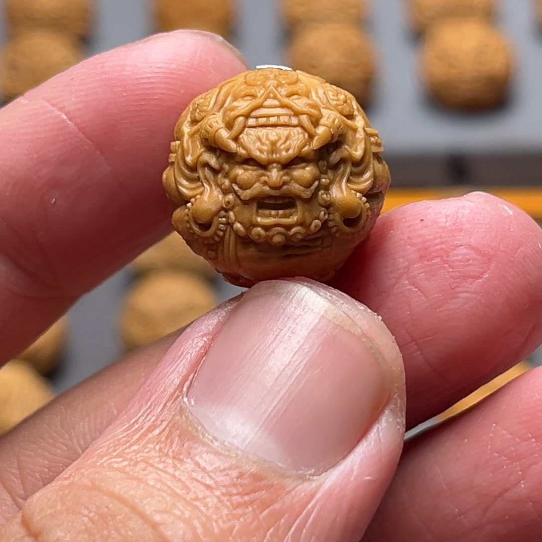 猴头核桃吊坠顶**地财象