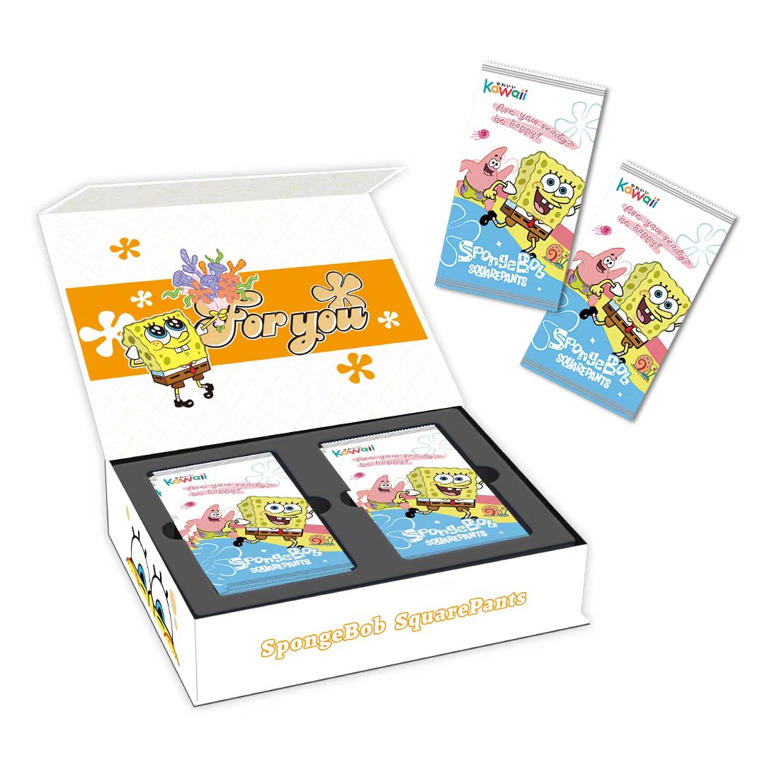 【点盒】Kawaii文创海绵宝宝比奇堡派对第三弹收藏卡牌